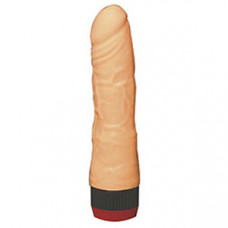 6.5 inch Penis Shaped Dildo multi speed Flesh vibrator